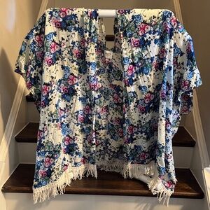 Hayden Multicolor Floral Kimono